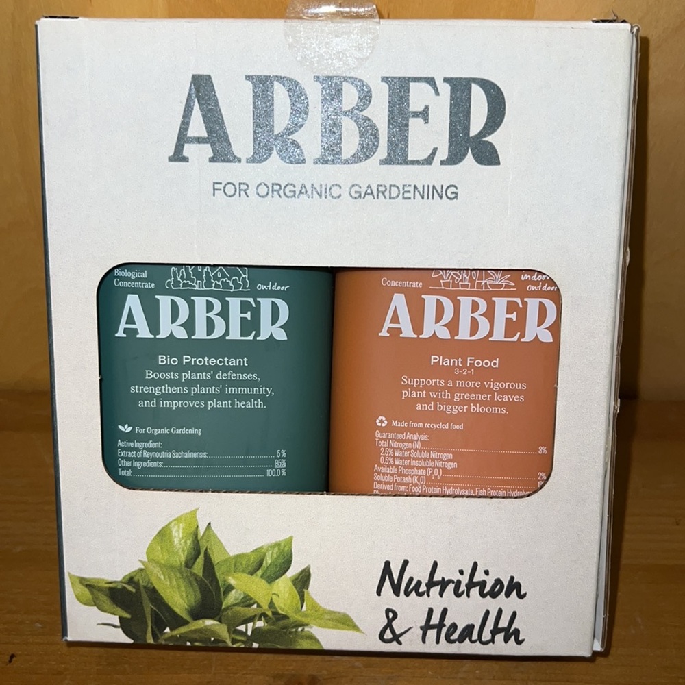 ARBER Nutrition & Health For Organic Gardening NIB